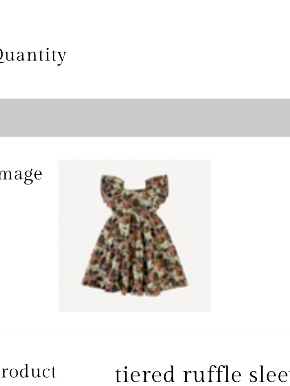 tiered ruffle sleeve midi dress | moth wallpaper Kate Quinn